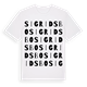 Sigridsbo ordlek t-shirt