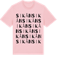 Pink Cotton t-shirt med Sikån ordlek t-shirt