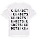 Sikbadet ordlek t-shirt