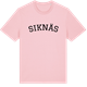 Pink Cotton t-shirt med Siknäs böjd t-shirt