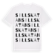 Sillskatan ordlek t-shirt