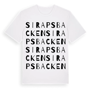 Sirapsbacken ordlek t-shirt – ekologisk bomull t-shirt från Pinshirt