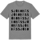 Mid Heather Gray t-shirt med Sjöbonäs ordlek t-shirt