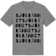 Mid Heather Gray t-shirt med Sjöbrännet ordlek t-shirt