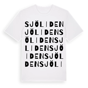 Sjöliden ordlek t-shirt – ekologisk bomull t-shirt från Pinshirt