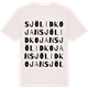 Vintage White t-shirt med Sjölidkojan ordlek t-shirt