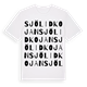 Sjölidkojan ordlek t-shirt