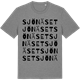 Mid Heather Gray t-shirt med Sjönäset ordlek t-shirt