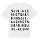 Sjul-Klemmetsbrånan ordlek t-shirt