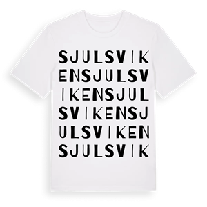 Sjulsviken ordlek t-shirt – ekologisk bomull t-shirt från Pinshirt