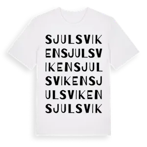 Sjulsviken ordlek t-shirt – ekologisk bomull t-shirt från Pinshirt