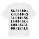 Skålboda ordlek t-shirt