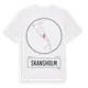 White t-shirt med Skansholm t-shirt