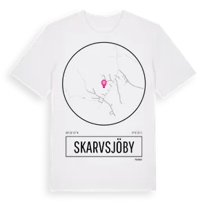 Skarvsjöby t-shirt – ekologisk bomull t-shirt från Pinshirt