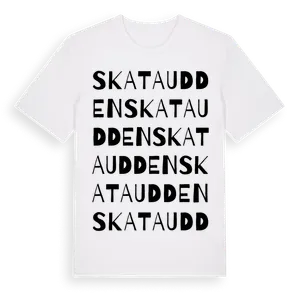 Skataudden ordlek t-shirt – ekologisk bomull t-shirt från Pinshirt