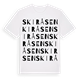 Skiråsen ordlek t-shirt