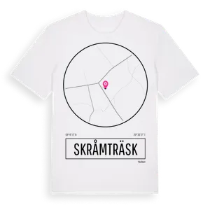 Skråmträsk t-shirt – ekologisk bomull t-shirt från Pinshirt