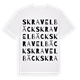 Skravelbäck ordlek t-shirt