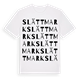 Slättmark ordlek t-shirt