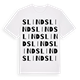 Slind ordlek t-shirt