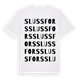 Slussfors ordlek t-shirt