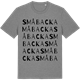 Mid Heather Gray t-shirt med Småbacka ordlek t-shirt