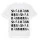 Småbrännorna ordlek t-shirt