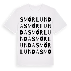 Smörlunda ordlek t-shirt – ekologisk bomull t-shirt från Pinshirt