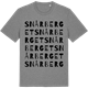 Mid Heather Gray t-shirt med Snårberget ordlek t-shirt