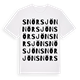 Snörsjön ordlek t-shirt