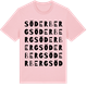 Pink Cotton t-shirt med Söderberg ordlek t-shirt