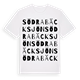 Södra Bäcksjön ordlek t-shirt