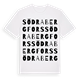 Södra Bergfors ordlek t-shirt