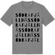 Mid Heather Gray t-shirt med Södra Fjällnäs ordlek t-shirt