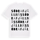 Södra Fjällnäs ordlek t-shirt