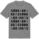 Mid Heather Gray t-shirt med Södra Grannäs ordlek t-shirt