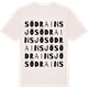 Vintage White t-shirt med Södra Insjö ordlek t-shirt