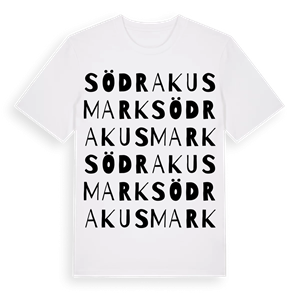 Södra Kusmark ordlek t-shirt – ekologisk bomull t-shirt från Pinshirt