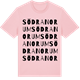 Pink Cotton t-shirt med Södra Norum ordlek t-shirt