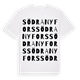 Södra Nyfors ordlek t-shirt