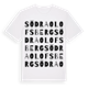 Södra Olofsberg ordlek t-shirt