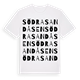 Södra Sandåsen ordlek t-shirt