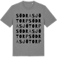 Mid Heather Gray t-shirt med Södra Sjötorp ordlek t-shirt