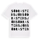 White t-shirt med Södra Stensjön ordlek t-shirt