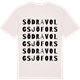 Vintage White t-shirt med Södra Volgsjöfors ordlek t-shirt