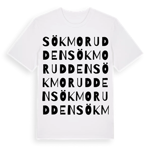 Sökmorudden ordlek t-shirt – ekologisk bomull t-shirt från Pinshirt