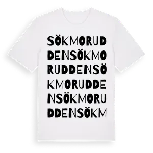 Sökmorudden ordlek t-shirt – ekologisk bomull t-shirt från Pinshirt