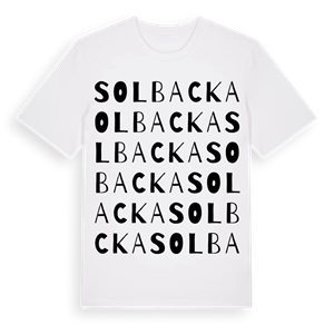 Solbacka ordlek t-shirt – ekologisk bomull t-shirt från Pinshirt