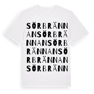 Sörbrännan ordlek t-shirt – ekologisk bomull t-shirt från Pinshirt