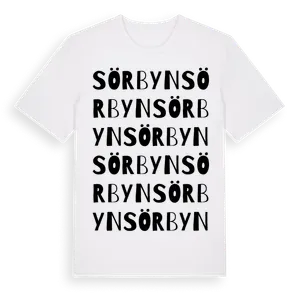 Sörbyn ordlek t-shirt – ekologisk bomull t-shirt från Pinshirt